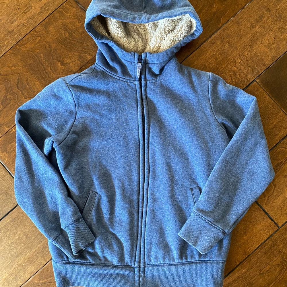 Uniqlo Sherpa lined fleece jacket
